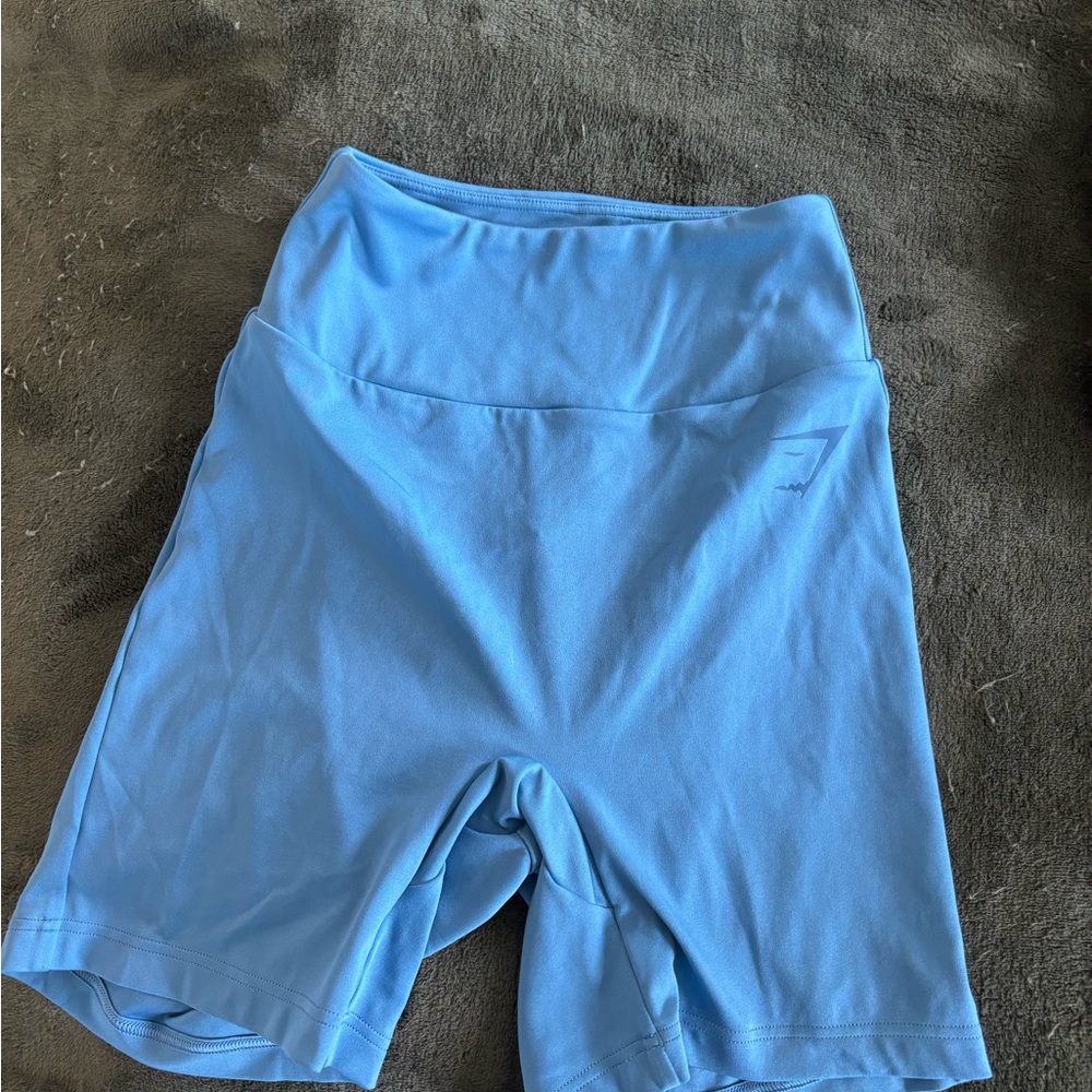 Gymshark Light Blue Bike Shorts